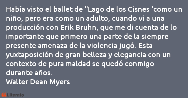 Frases de Walter Dean Myers