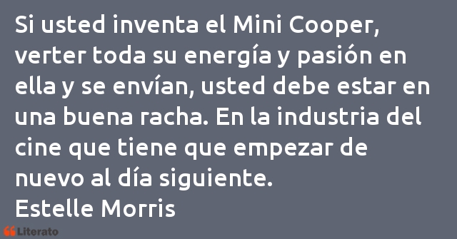 Frases de Estelle Morris