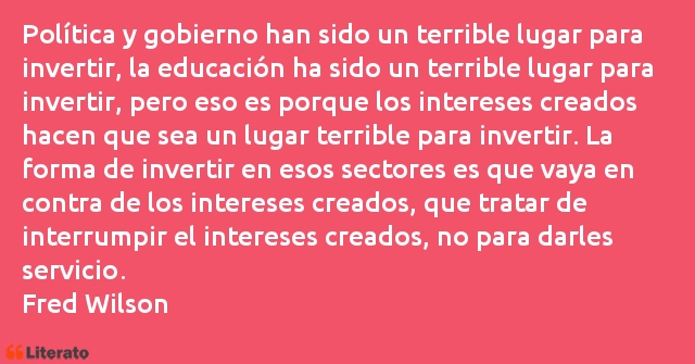 Frases de Fred Wilson