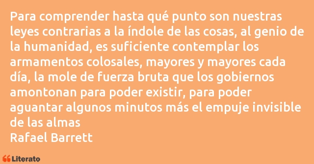 Frases de Rafael Barrett