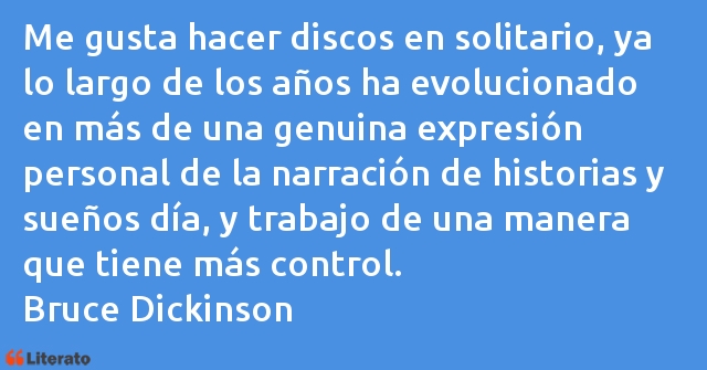 Frases de Bruce Dickinson