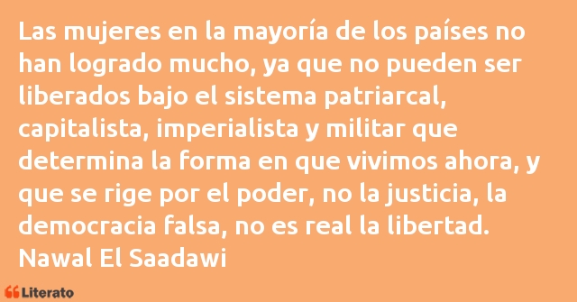 Frases de Nawal El Saadawi