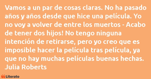 Frases de Julia Roberts