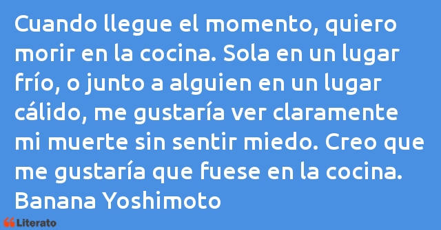 Frases de Banana Yoshimoto