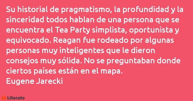 Frases de Eugene Jarecki