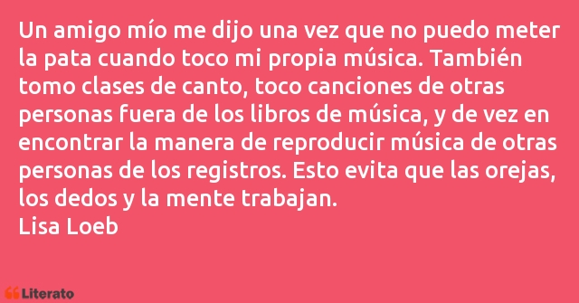 Frases de Lisa Loeb