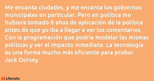 Frases de Jack Dorsey