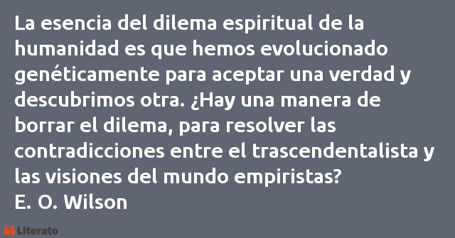 Frases de E. O. Wilson