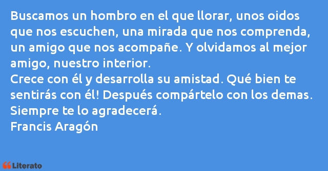 Frases de Francis Aragón