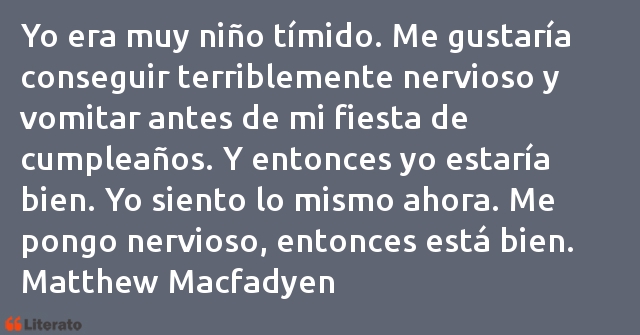 Frases de Matthew Macfadyen