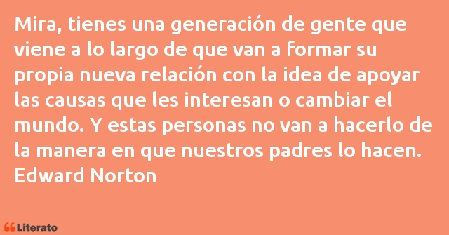 Frases de Edward Norton