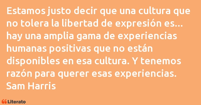 Frases de Sam Harris