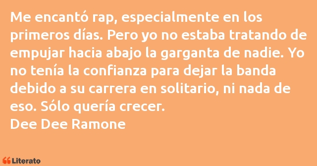 Frases de Dee Dee Ramone