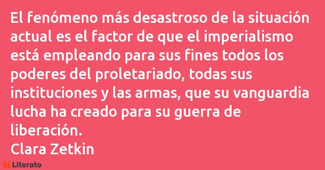 Frases de Clara Zetkin