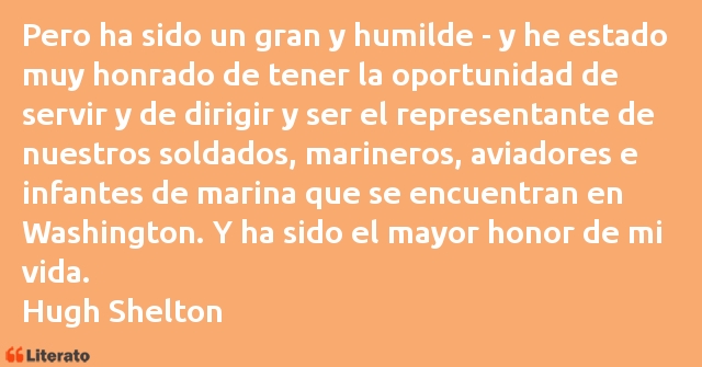 Frases de Hugh Shelton