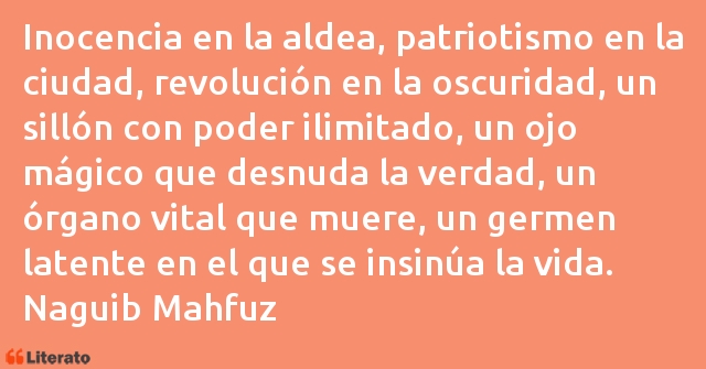 Frases de Naguib Mahfouz