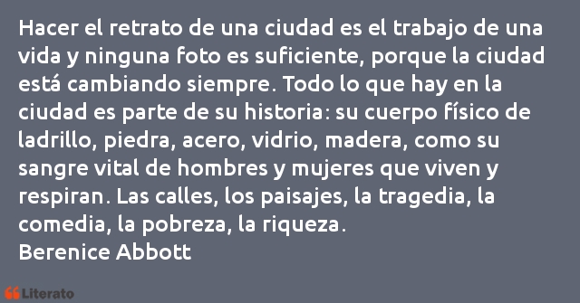 Frases de Berenice Abbott