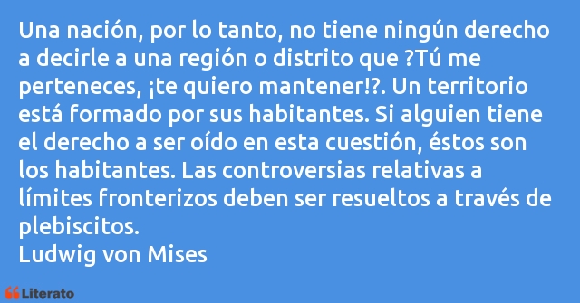 Frases de Ludwig von Mises