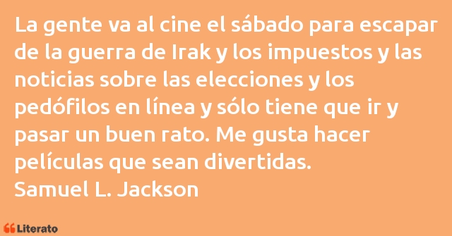 Frases de Samuel L. Jackson