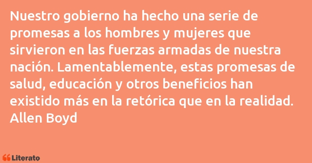 Frases de Allen Boyd