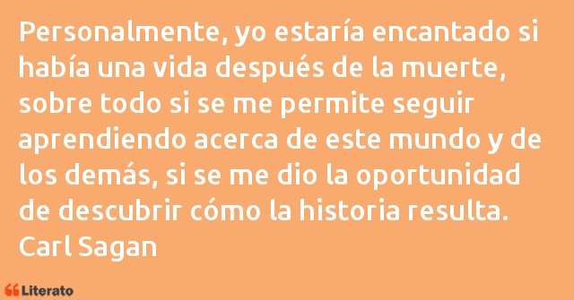 Frases de Carl Sagan