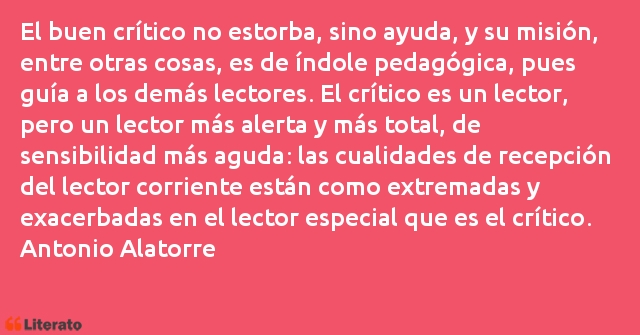 Frases de Antonio Alatorre