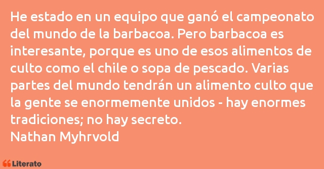 Frases de Nathan Myhrvold