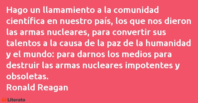 Frases de Ronald Reagan