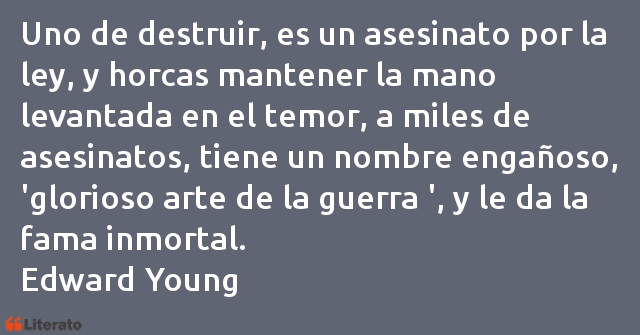 Frases de Edward Young