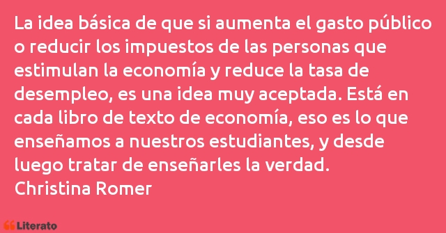 Frases de Christina Romer