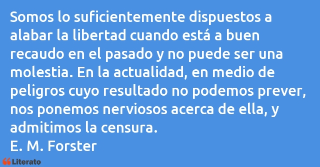 Frases de Edward Morgan Forster