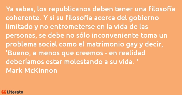 Frases de Mark McKinnon