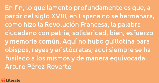 Frases de Arturo Pérez-Reverte