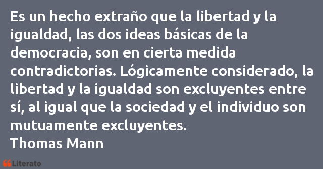 Frases de Thomas Mann