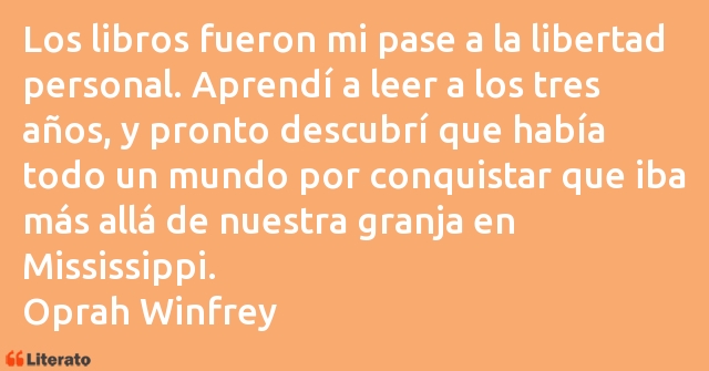 Frases de Oprah Winfrey