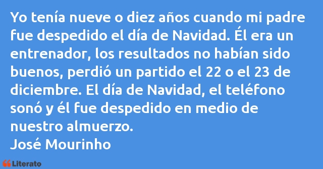 Frases de José Mourinho