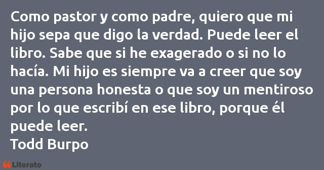 Frases de Todd Burpo