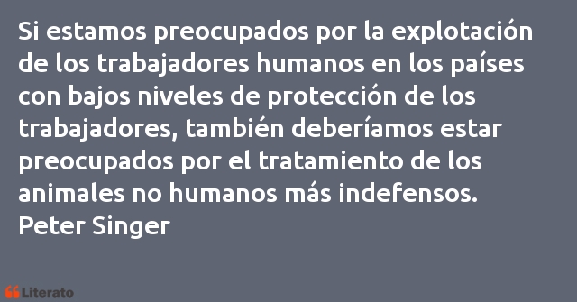 Frases de Peter Singer