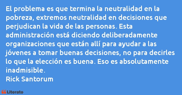 Frases de Rick Santorum