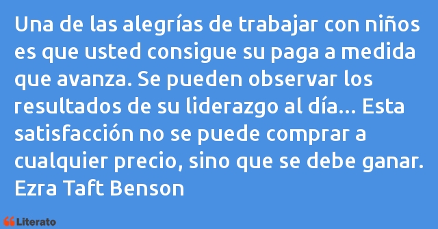 Frases de Ezra Taft Benson