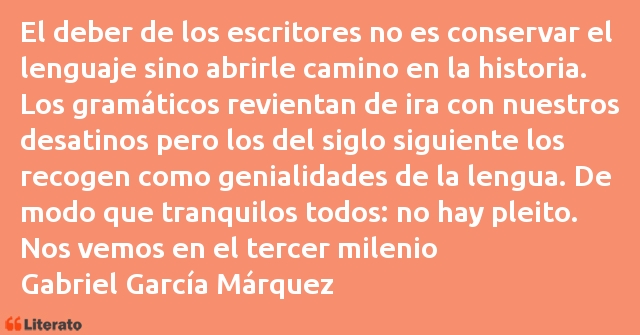 Frases de Gabriel García Márquez