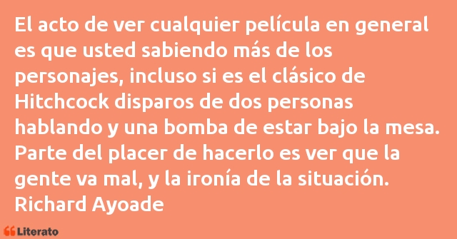 Frases de Richard Ayoade