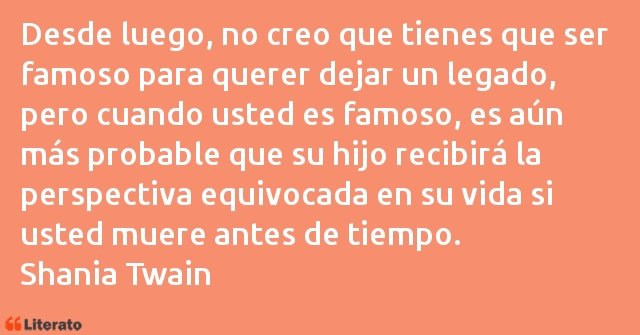 Frases de Shania Twain