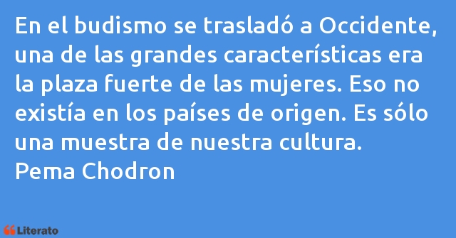 Frases de Pema Chodron