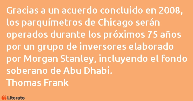 Frases de Thomas Frank