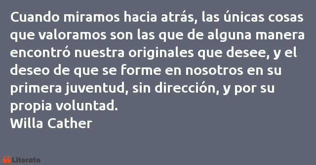 Frases de Willa Cather