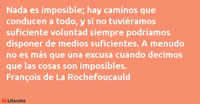 Frases de Francisco de La Rochefoucauld