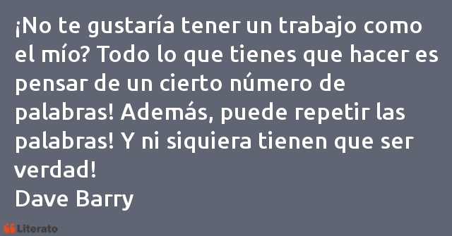 Frases de Dave Barry