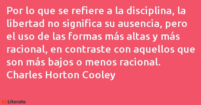 Frases de Charles Horton Cooley