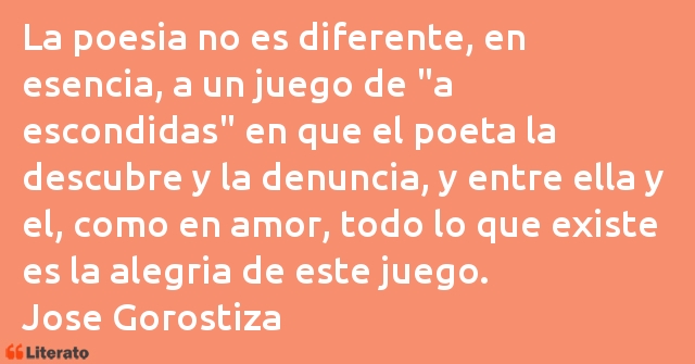 Frases de Jose Gorostiza
